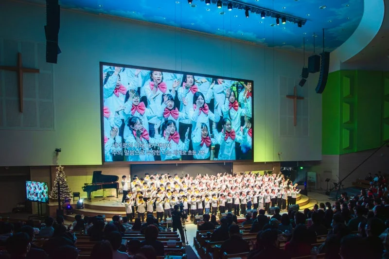 세계로교회 12월21일 주일풍경(성탄축하공연)