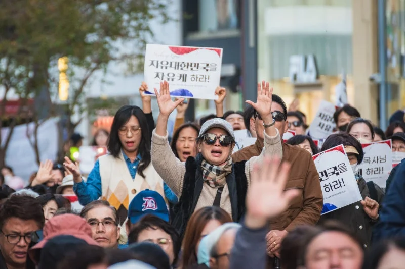 세계로교회 10월26일 주일풍경 (손현보 목사 석방 촉구 및 종교탄압 규탄대회)