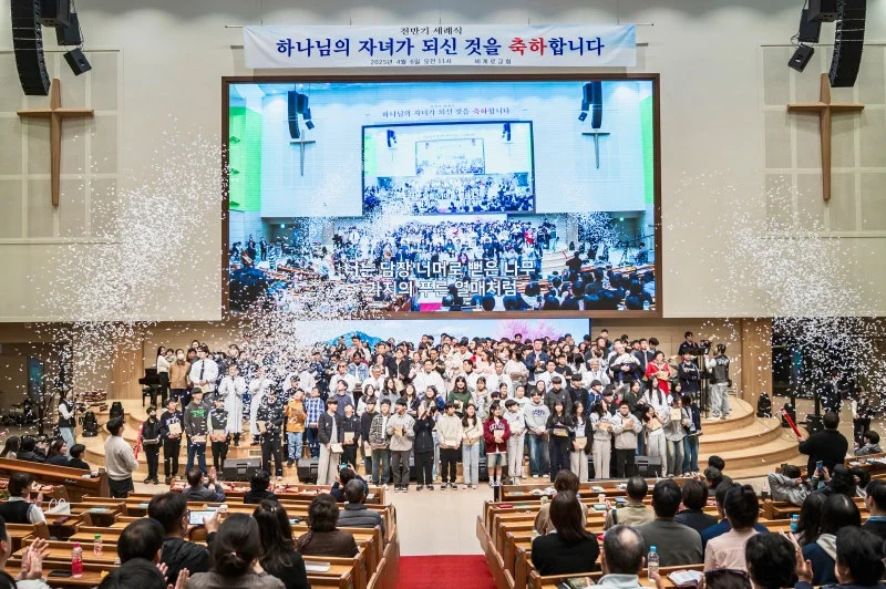 세계로교회 4월 6일 주일풍경