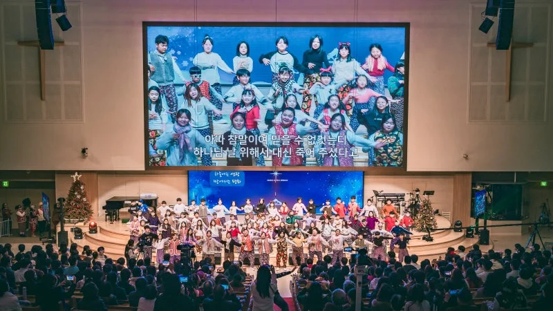 세계로교회 12월 22,25일 성탄주일풍경