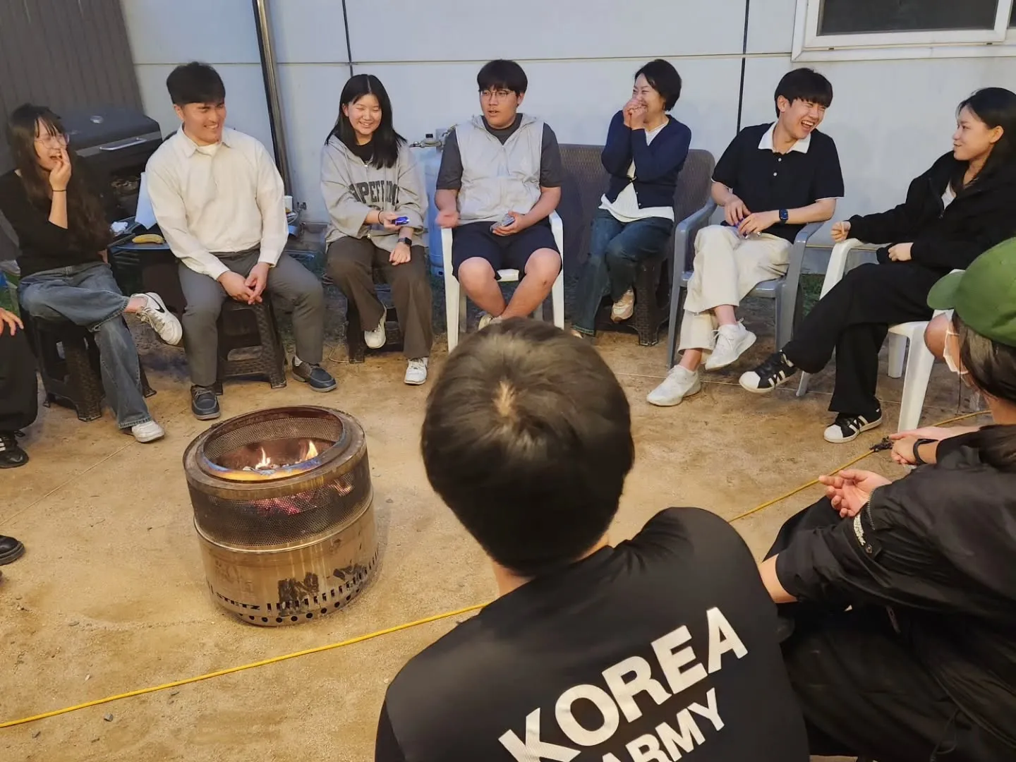 고등부 예배 사진