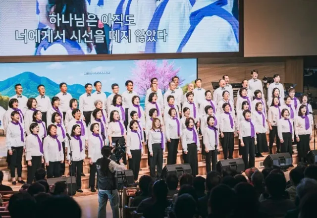 세계로교회 4월 6일 주일풍경